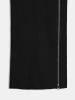 Plain Pleated Long Split Women's Skirt