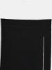 Plain Pleated Long Split Women's Skirt