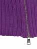 Plain Pleated Long Split Women's Skirt