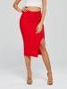 Plain Zipper Bodycon Casual Women's Skirt