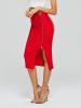 Plain Zipper Bodycon Casual Women's Skirt