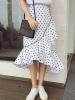 Polka Dot Irregular Swing Women's Skirt