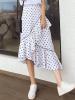 Polka Dot Irregular Swing Women's Skirt
